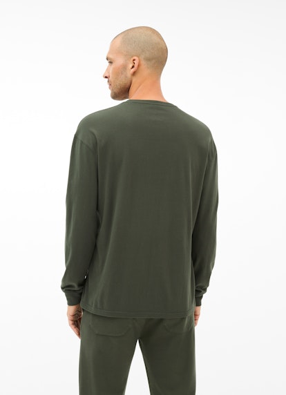 Coupe Loose Fit T-shirts à manches longues T-shirt à manches longues dark green