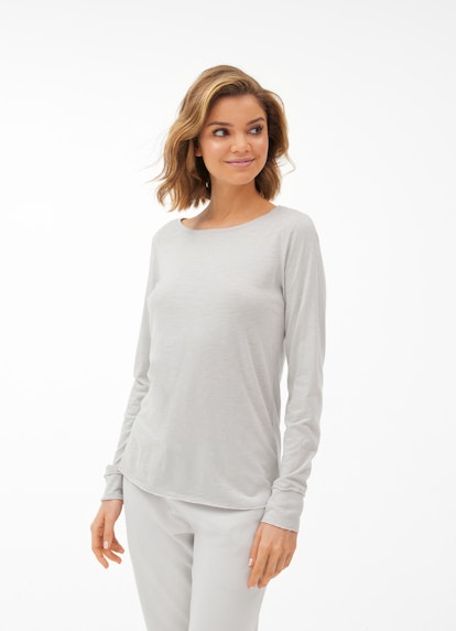 Regular Fit Long sleeve tops Longsleeve silver cloud