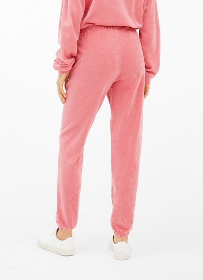 Casual Fit Hosen Samt - Sweatpants strawberry pink