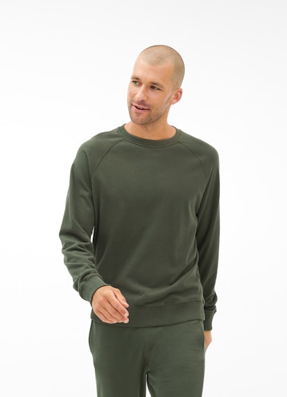 Casual Fit Sweaters Sweatshirt dark green