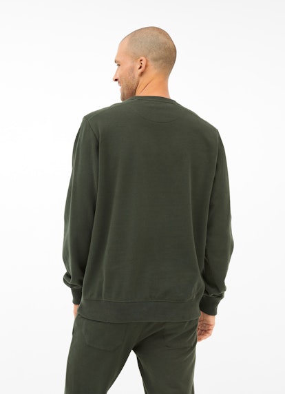 Regular Fit Sweater Sweatshirt dark green