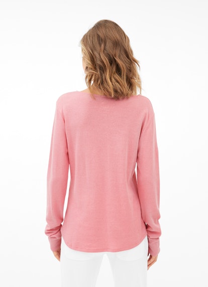 Slim Fit Sweatshirts Cashmix - Sweater strawberry pink