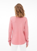 Coupe Slim Fit Sweat-shirts Haut en cachemire mélangé strawberry pink