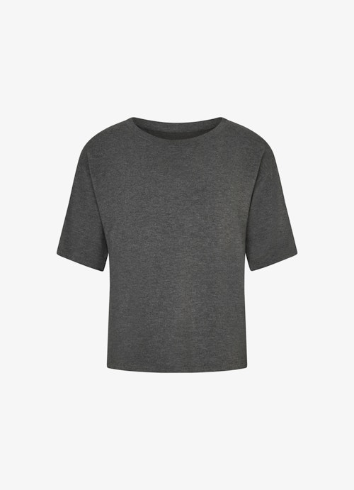 Oversized Fit Athleisure Modal Jersey - T-Shirt charcoal melange