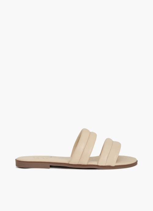 Regular Fit Schuhe Slide - Pantolette cream