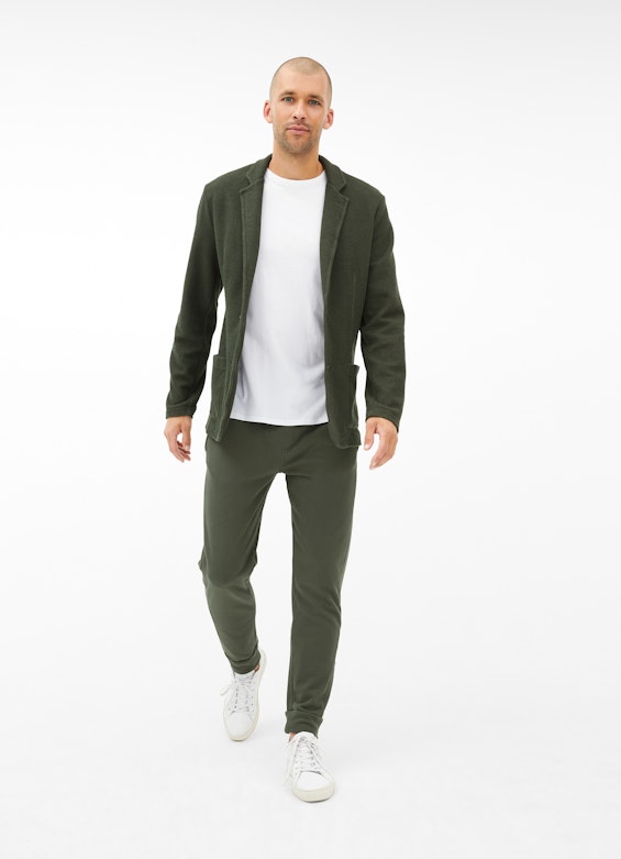 Regular Fit Blazers Bouclé - Blazer dark green