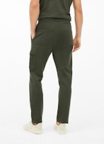 Regular Fit Pants Cargo - Sweatpants dark green