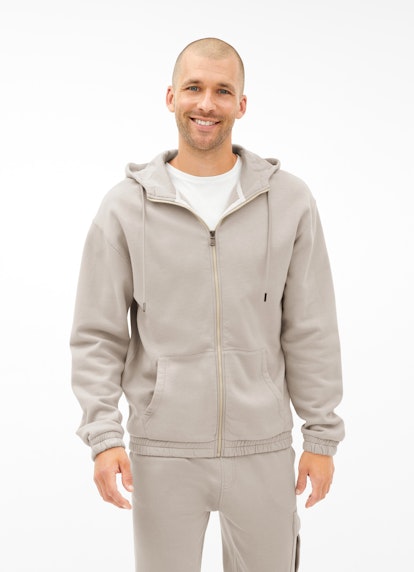 Regular Fit Hoodies Hoodie - Sweatjacke olive grey