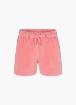 Coupe Casual Fit Short Short en velours strawberry pink