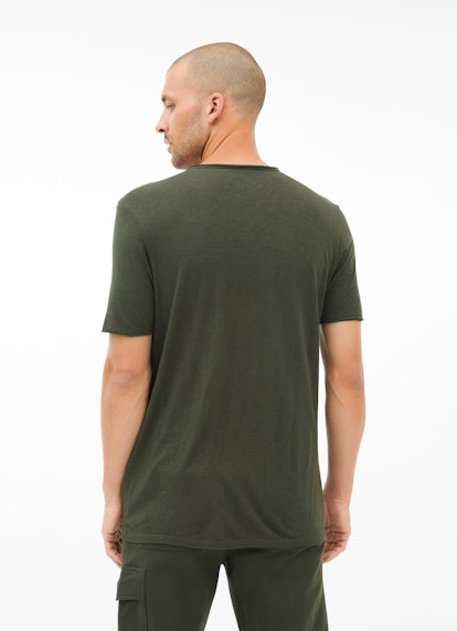 Coupe Regular Fit T-shirts T-shirt dark green