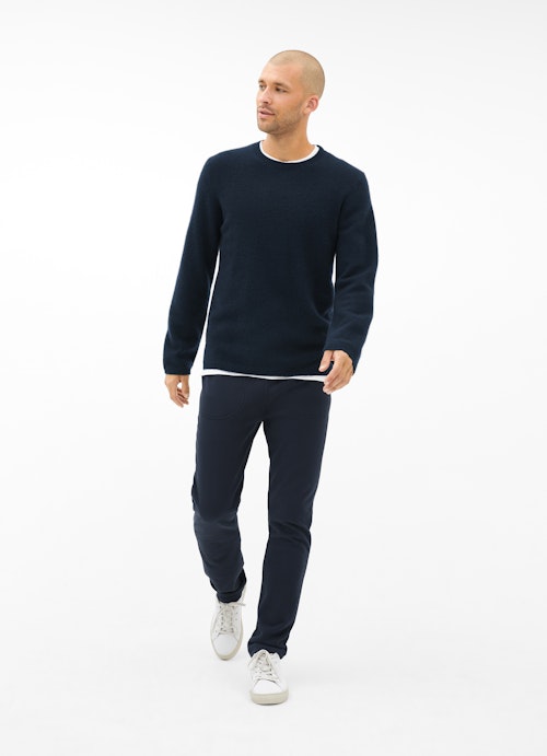 Regular Fit Knitwear Pure Cashmere Sweater night blue