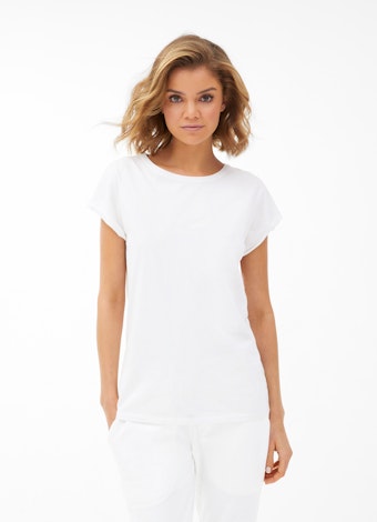Coupe boxy T-shirts T-shirt white