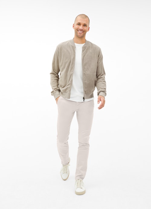 Regular Fit Jackets Terrycloth - Bomber Jacket olive grey