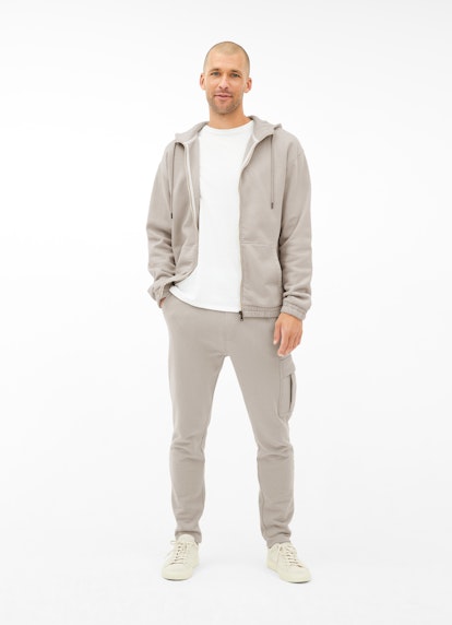 Coupe Regular Fit Sweats à capuche Veste molletonnée à capuche olive grey