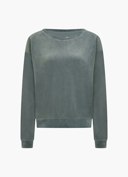 Coupe Regular Fit Sweat-shirts Sweat-shirt en velours rock