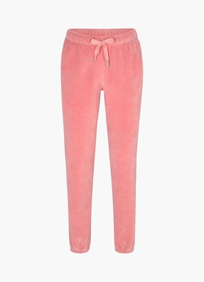 Coupe Casual Fit Pantalons Pantalon de jogging en velours strawberry pink