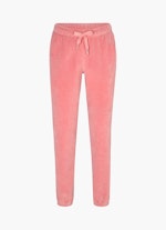 Coupe Casual Fit Pantalons Pantalon de jogging en velours strawberry pink