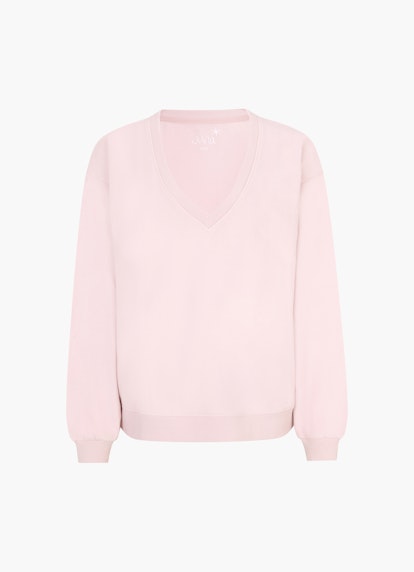 Casual Fit Sweatshirts Sweater with Puffy Sleeves pale pink