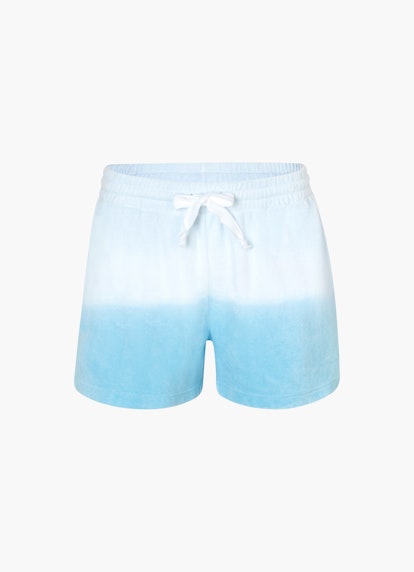 Regular Fit Shorts Frottee - Shorts bleu