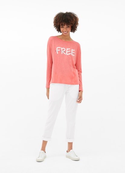 Casual Fit Long sleeve tops Longsleeve pink coral