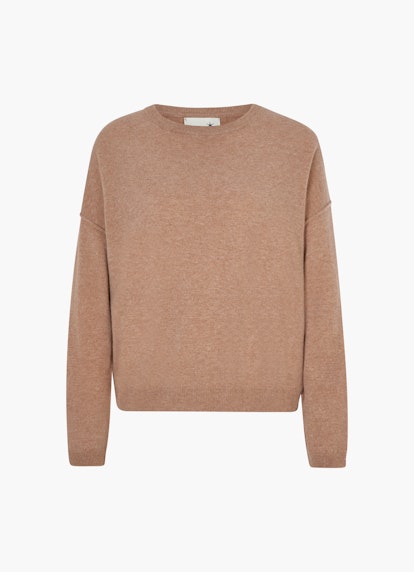 Regular Fit Knitwear Pure Cashmere Sweater maple sugar
