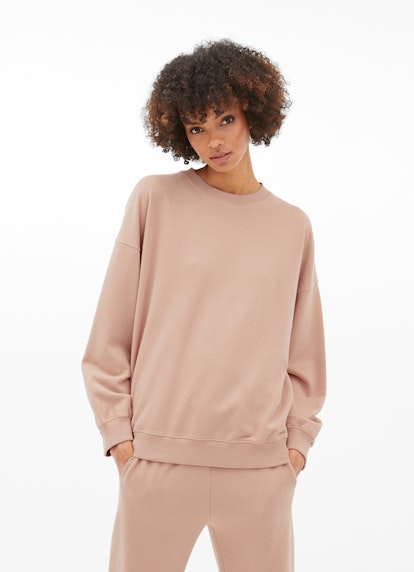 Basic Fit Sweatshirts Sweater with Puffy Sleeves maple sugar