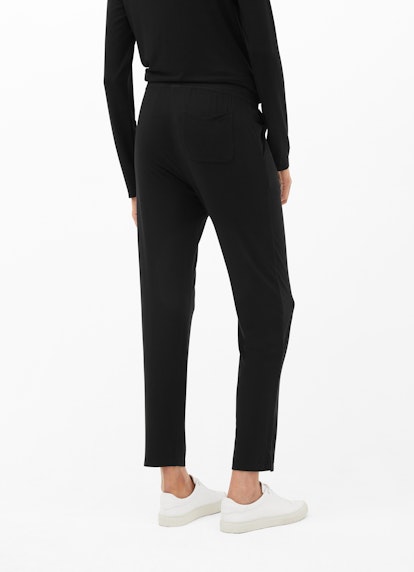 Coupe Slim Fit Pantalons Pantalon en jersey black