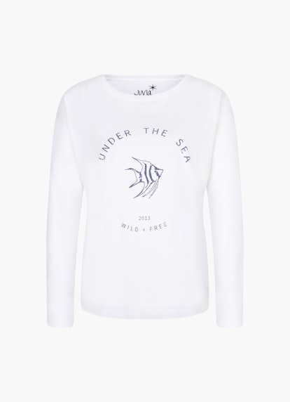 Loose Fit Longsleeves Longsleeve white