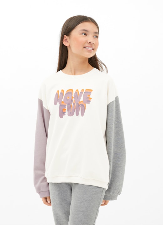 Regular Fit Sweatshirts Sweatshirt eggshell