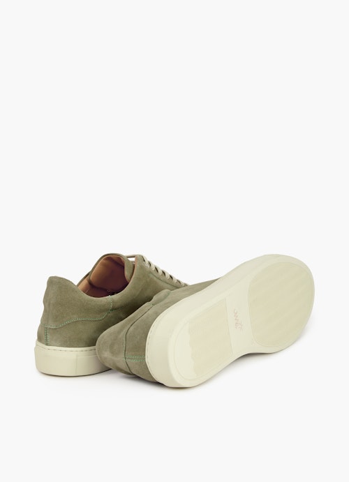 Regular Fit Shoes Suede - Trainer olive grey