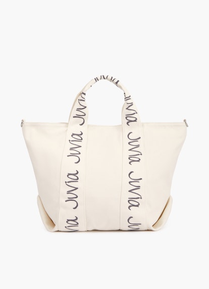 Onesize Accessoires Canvas - Logo-Shopper eggshell