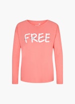 Casual Fit Long sleeve tops Longsleeve pink coral