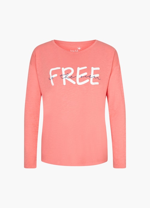 Casual Fit Long sleeve tops Longsleeve pink coral