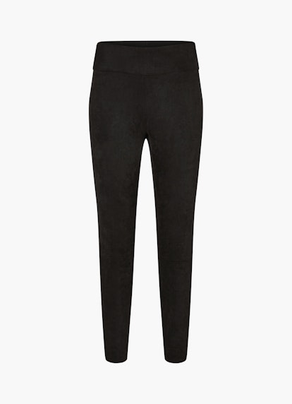 Slim Fit Pants Tech Velours - Leggings black