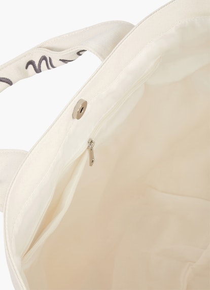 Onesize Accessoires Canvas - Logo-Shopper eggshell