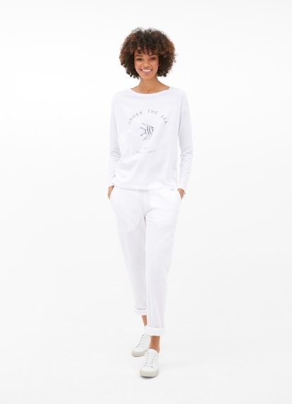 Loose Fit Long sleeve tops Longsleeve white