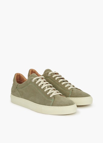 Regular Fit Schuhe Veloursleder - Sneaker olive grey