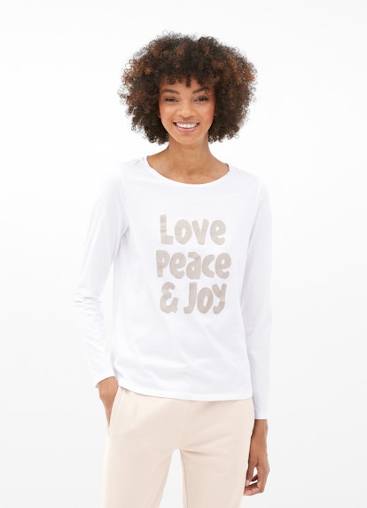 Regular Fit Long sleeve tops Longsleeve white