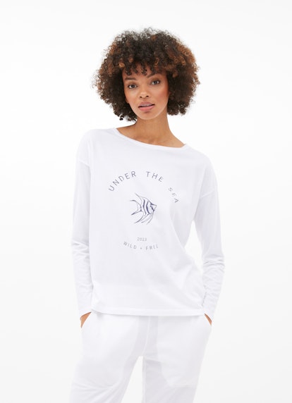 Coupe Loose Fit T-shirts à manches longues T-shirt à manches longues white