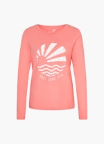 Regular Fit Long sleeve tops Longsleeve pink coral