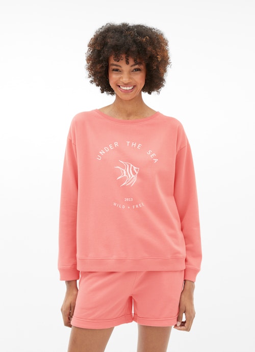 Coupe Regular Fit Sweat-shirts Sweat-shirt pink coral