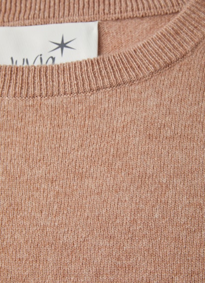 Regular Fit Knitwear Pure Cashmere Sweater maple sugar