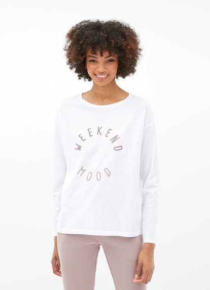 Loose Fit Long sleeve tops Longsleeve white