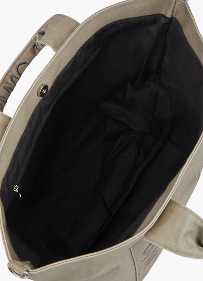 Taille unique Accessoires Cabas en toile à logo olive grey