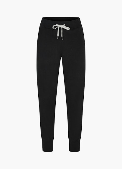 Coupe taille haute Pantalons Pantalon de jogging taille haute black