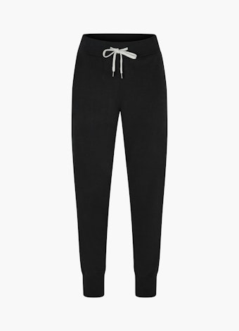 Coupe taille haute Pantalons Pantalon de jogging taille haute black