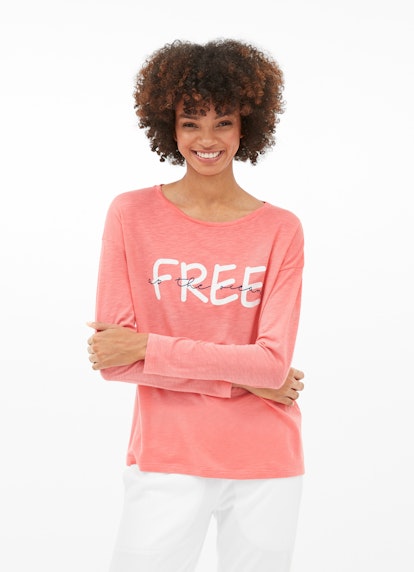 Casual Fit Long sleeve tops Longsleeve pink coral