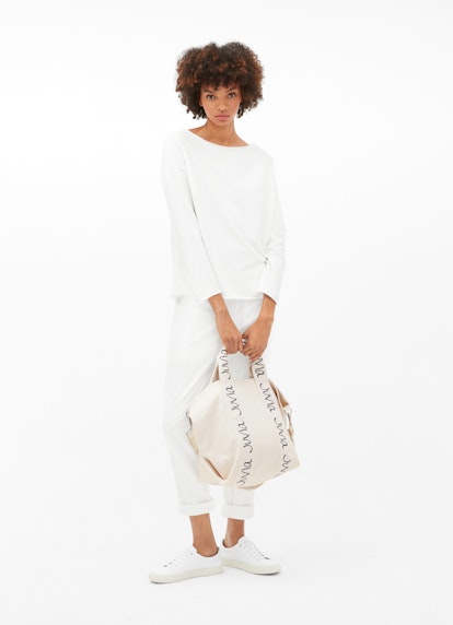 Onesize Accessoires Canvas - Logo-Shopper eggshell