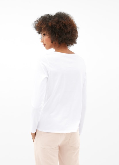 Regular Fit Long sleeve tops Longsleeve white