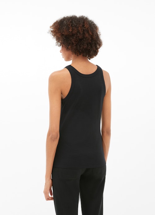 Slim Fit Tops Top black